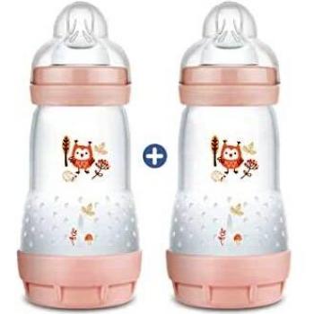 MAM-Set de biberones Anti-Colicos Debit 2 Blush 2x260ml