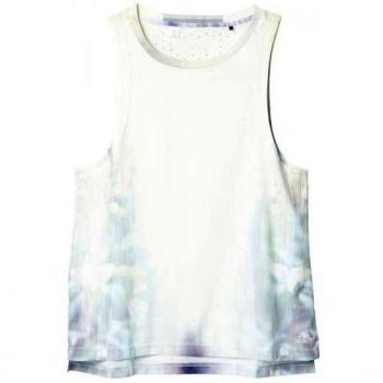 adidas Boxy Tank Chill - Camiseta sin mangas para mujer, color blanco, talla XS