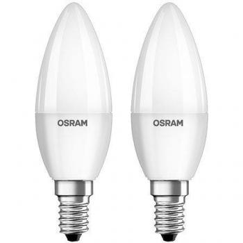Osram Star Vela Bombilla Led E14, 5.7 W, Blanco Cálido, 10.6 cm, 2