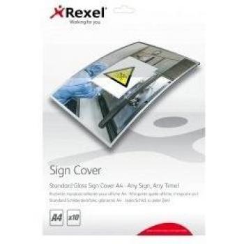 Carteras para señalizaciones autoadhesivas A5 (10) Rexel 2104250