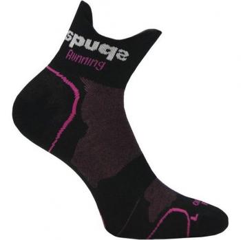 Calcetines Deportivos Spuqs Coolmax Speed Negro Rosa