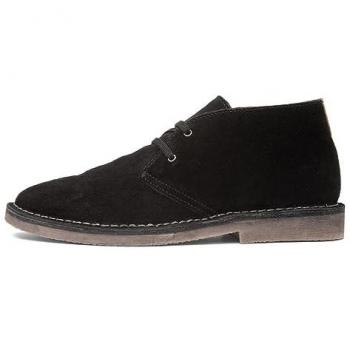 Hush Puppies Samuel Men's Black Suede Chukka Boots