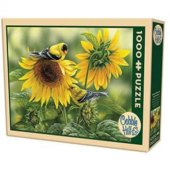 Cobble Hill Sunflowers and Goldfinches 1000-Piece Puzzle