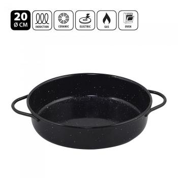 Cazuela de Acero Esmaltada Metaltex 20 cm - Fácil Limpieza y Anti-Oxidante
