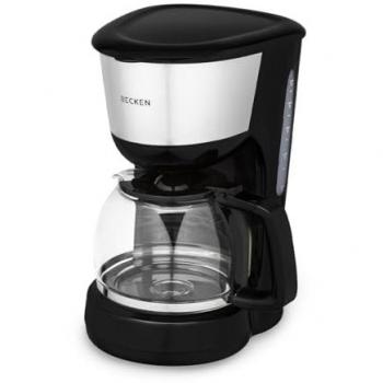 Cafetera de Goteo Becken BDCM2179 - 12 Tazas, 1000 W, Función Keep Warm, Depósito de 1.25L, Indicador de Nivel de Agua