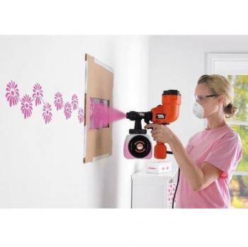 Black & Decker HVLP200 Compact Spray Gun, 400W, 1200ml Capacity