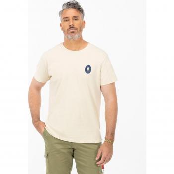 Camiseta para hombre El Pulpo Modelo Aloha Beig, manga corta