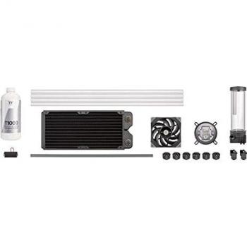 Thermaltake Pacific Tough C240 DDC Hard Tube Liquid Cooling Kit | Pure Clear Coolant | 2 Low Noise 120