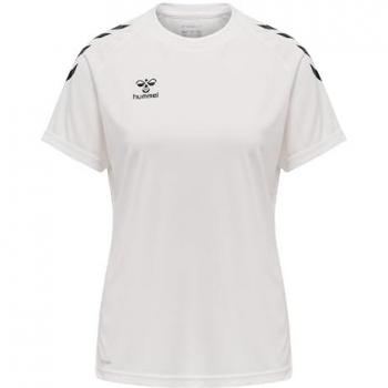 Hummel Women's Core Poly T-shirt, White, 2XL