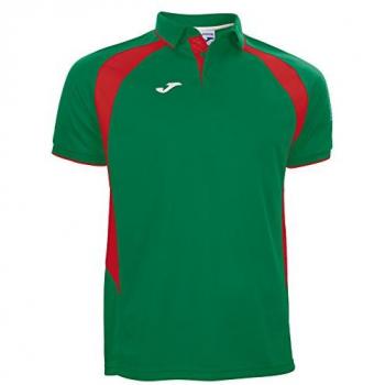 Joma - Polo Champion III Verde-Rojo m/c para Hombre