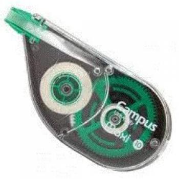 Cinta Correctora Campus Maxi 5mm x 10m - Corrector Blanco de Alta Cobertura