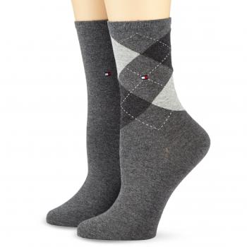 Tommy Hilfiger 443016001 - Calcetines Para Mujer, Gris