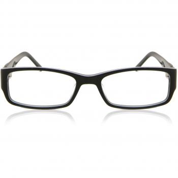 Gafas Anti-Azules Rectangulares Montura Completa de Plástico Negras para Hombre - SmartBuy Collection
