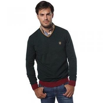 VALECUATRO H Tri-Clásico, Jersey Para Hombre, Verde Bosque, L
