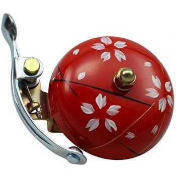 CRANE Bell Co. Handpainted Suzu W Steel Band Mount Timbre Bicicleta, Unisex Adulto, Handpainted Suzu