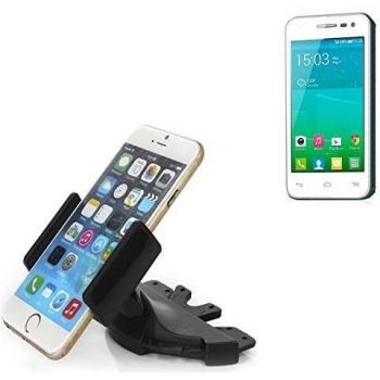 Ranura de CD Smartphone Soporte para Alcatel Pop S3 | soporte de coche de uso general para los dispositivos de navegación / los teléfonos inteligentes para el montaje en la ranura de CD de la radio del coche. El soporte 360 ??es libremente ajustable. El