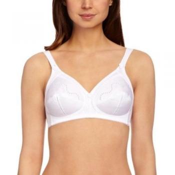 Triumph Doreen Women's Cotton Non-Wired Full Cup Bra - White