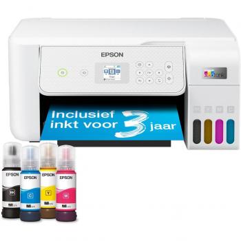 Impresora multifunción Epson EcoTank ET-2876 con depósito recargable y conexión Wi-Fi