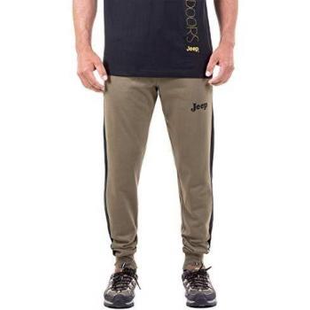 Jeep J8w - Pantalón Bicolor para Hombre, Hombre, Pantalones, O101164-E509-XXL, Verde Oliva y Negro, XX-Large