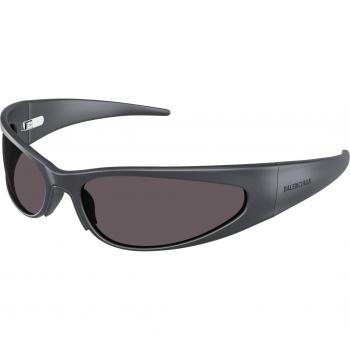 Balenciaga BB0290S Men's Wraparound Grey Sunglasses
