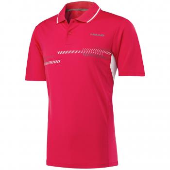 Head Camiseta técnica Tipo Polo, para Hombre, Hombre, Color Rojo, tamaño Medium