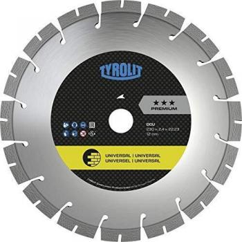 Disco de Corte Diamante Tyrolit PREMIUM 230 mm - Alta Performance