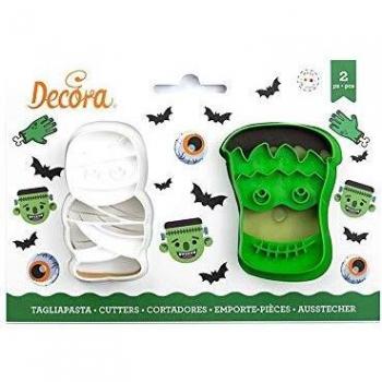 Decora 0255092 - Juego de 2 cortadores Monsters 4/6 x 2,2 cm de altura