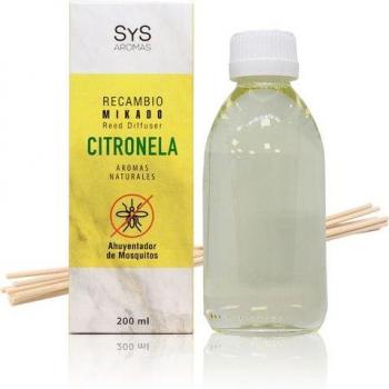 Recambio Mikado Citronela + Palos Marmol Collection