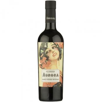VINO JEREZ SHERRY OLOROSO AURORA 75CL - Elegante Vino Oloroso Aurora de Jerez