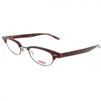 Levi's LS111 05 Armazones Lentes Recetados Gafas para Mujer Rojas
