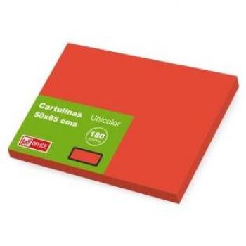 Cartulina Liderpapel Roja 50x65cm 180g/m² Paquete de 25 Hojas