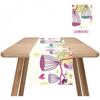 Mesa americana bandera europea de alta gama lujo moderno simple algodón lino estilo japonés mesa de té pastoral mesa nórdica chino zen-F 33x150cm