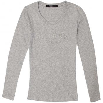 GUESS Camiseta W84I99 Manga Larga L Gris