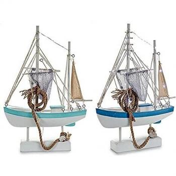 ARTE REGAL IMPORT, S.L. Barco Madera Pesquero 24 Leds 8,5 x 28,5 x 41 cm.