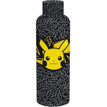 Botella antivuelco Pikachu de Pokémon Stor, diseño colorido, material plástico resistente, capacidad de 500 ml, tapa hermética y fácil de limpiar