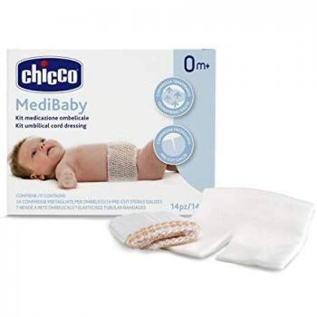 Kit Medicación Umbilical Chicco Medibaby 14 Piezas con Compresas Pretagliate y Bendas a Red