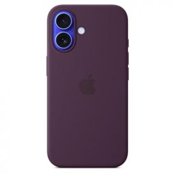 Apple Funda de Silicona con MagSafe Ciruela para iPhone 16