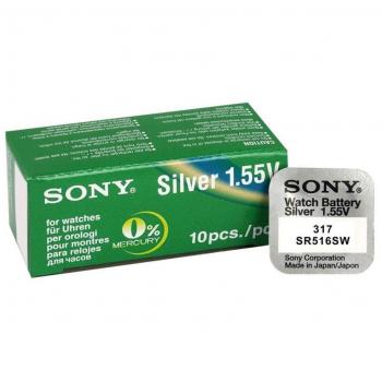 Pilas de botón Sony batería original Óxido de Plata SR516SW blister 2 unidades y 5 unidades