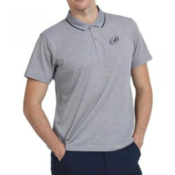 Polo de Tenis de Manga Corta Bullpadel Centeb para Hombre en Gris (Talla XL)