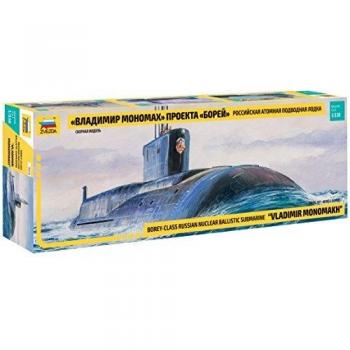 Maqueta 1:350 Clase Borey Nuclear Ruso - Kit de Modelo de Plástico