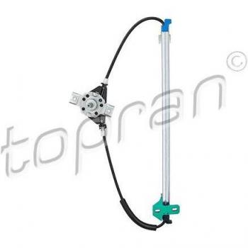 Regulador de ventanilla eléctrico TOPRAN 102 992, compatible con lado derecho, incluye motor y mecanismo de elevación