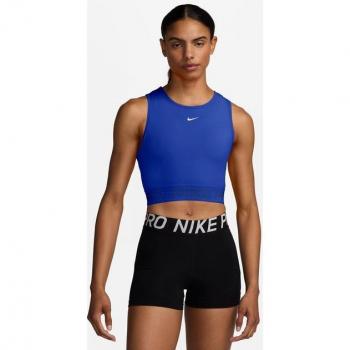 Nike - Camiseta de mujer Pro 365 Dri-FIT corta de tirantes azul S (EU 36-38)