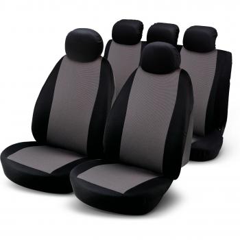Bottari 10412 Fundas Delanteras Universales para Asientos de Coche, Color Gris