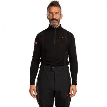 Trangoworld - Pullover interior de hombre Trx2 Wool Pro Vd Trangoworld, camiseta térmica manga larga para hombre, color negro, talla M