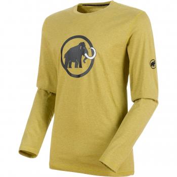 Mammut M/L Logo - Camiseta, Hombre, Amarillo