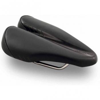 Duopower Arrow Sillín de Bicicleta, Hombre, Negro, 132 mm