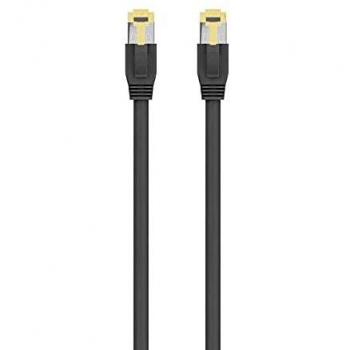 Ewent Cable de Red Cat.8.1 S/FTP AWG26/7 CU LSZH 0.5m Negro