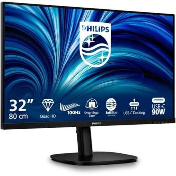 Monitor Philips 32B2U3601/00 31.5 QHD IPS 2560x1440 100Hz USB-C Altavoces