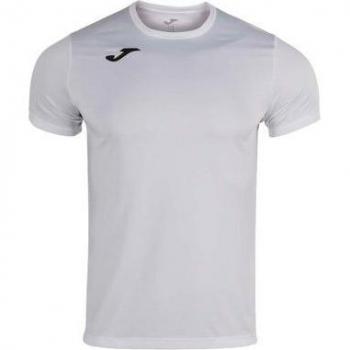 Joma Record II Men's Short Sleeve Running T-Shirt - White - XL