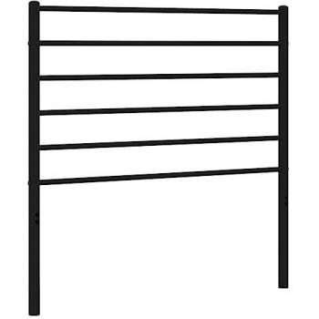 vidaXL Metal Headboard Black 100 cm